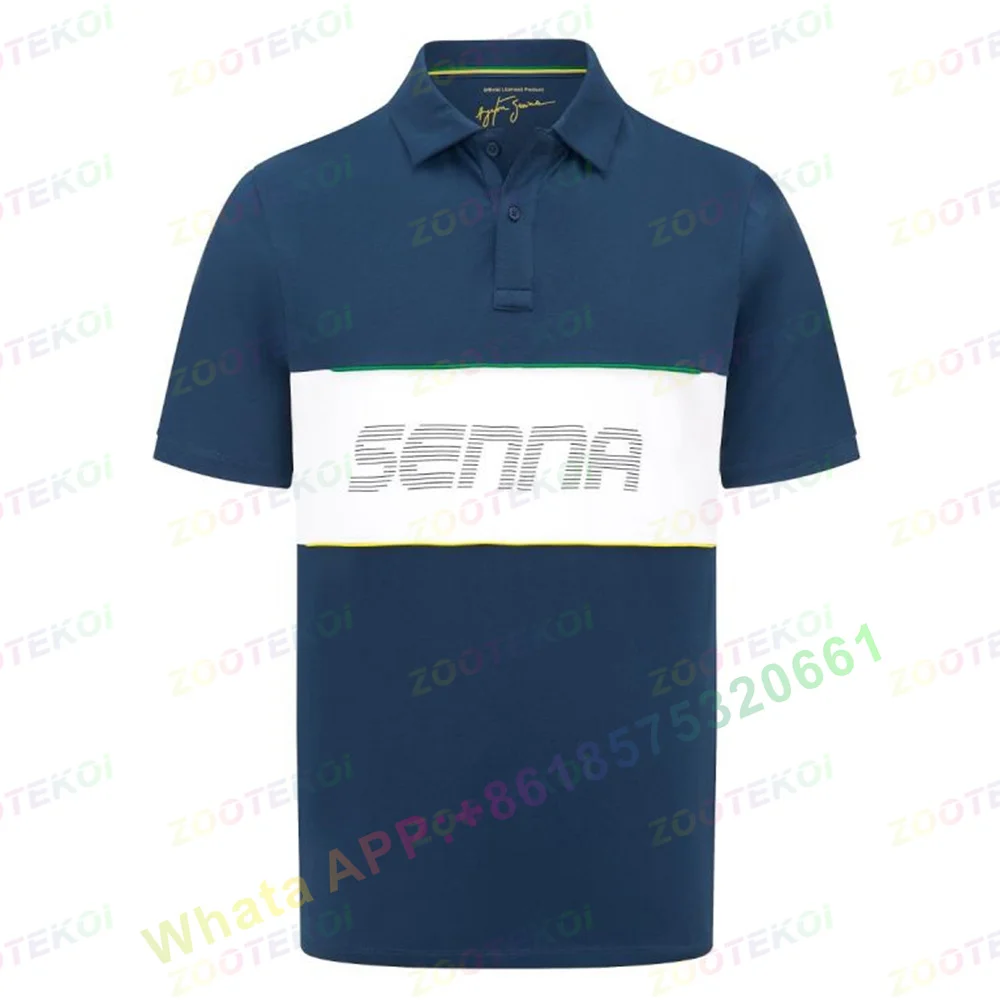 Summer Clothing Brands Men - Polo de carreras F1 de Ayrton