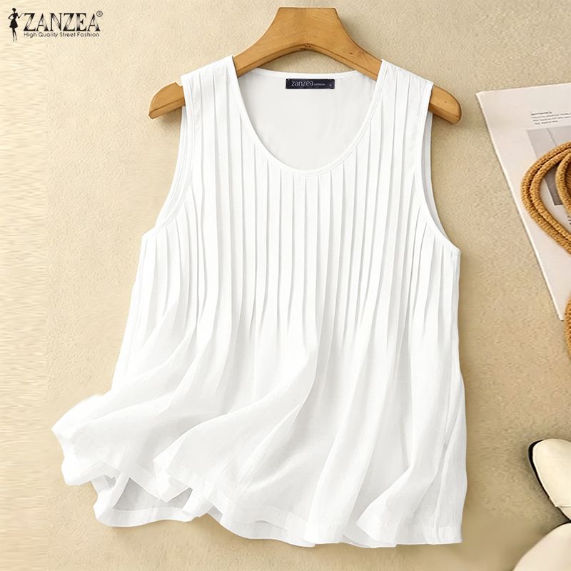 Summer Clothing Holiday - ZANZEA Camiseta sin mangas de verano
