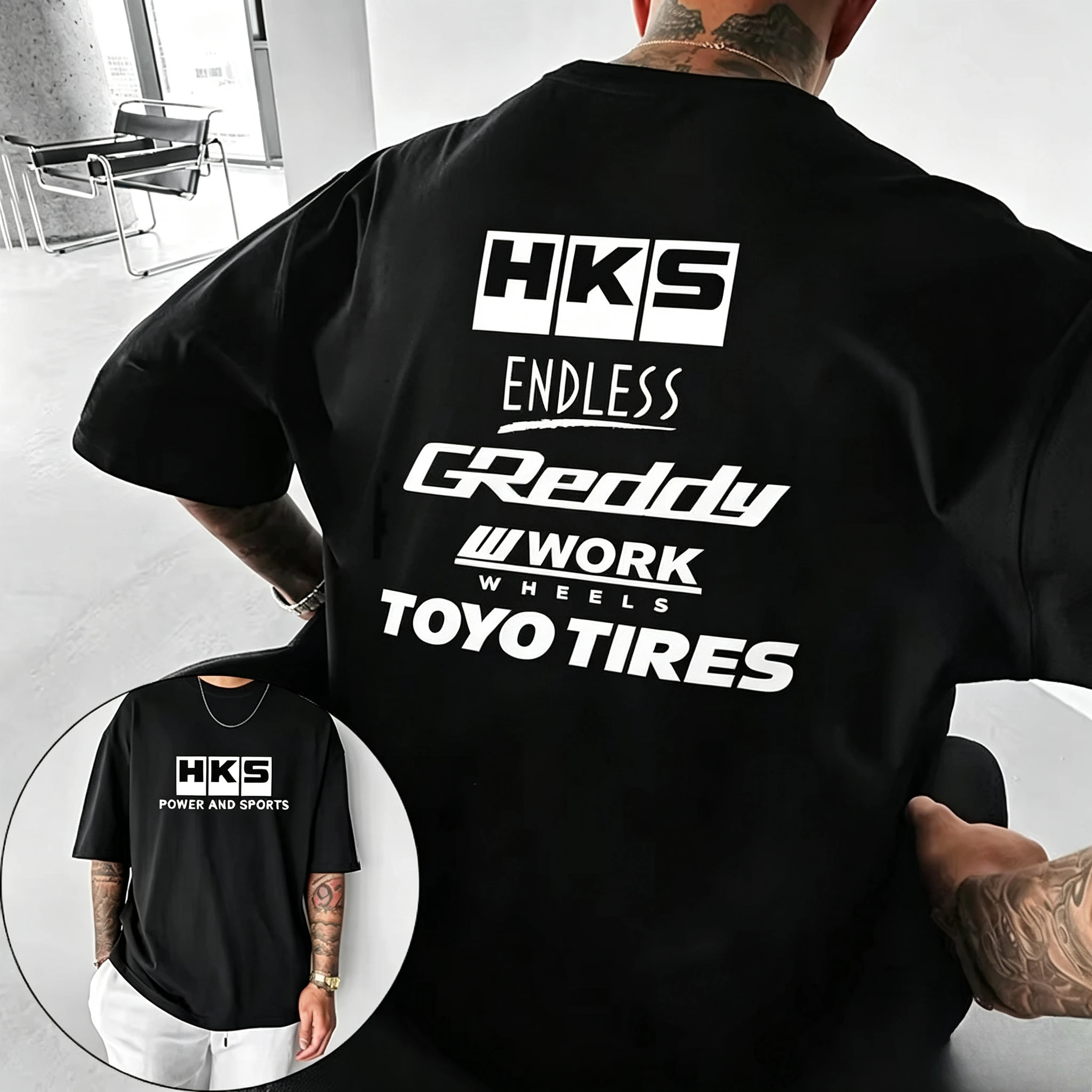 The Endless Summer Clothing Japan - Camiseta de Trabajo HKS ENDLESS para