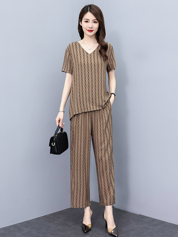 Summer Clothing Over 60 - Conjunto de Dos Piezas de Verano,