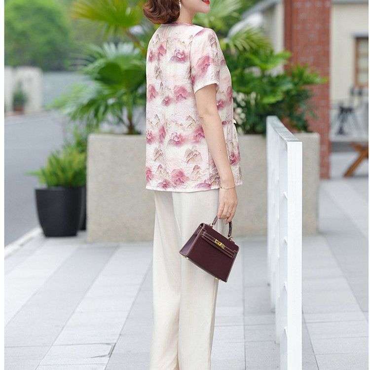 Blusa de Chifón de Manga Corta - Summer Clothing Over 60 reseña y precio