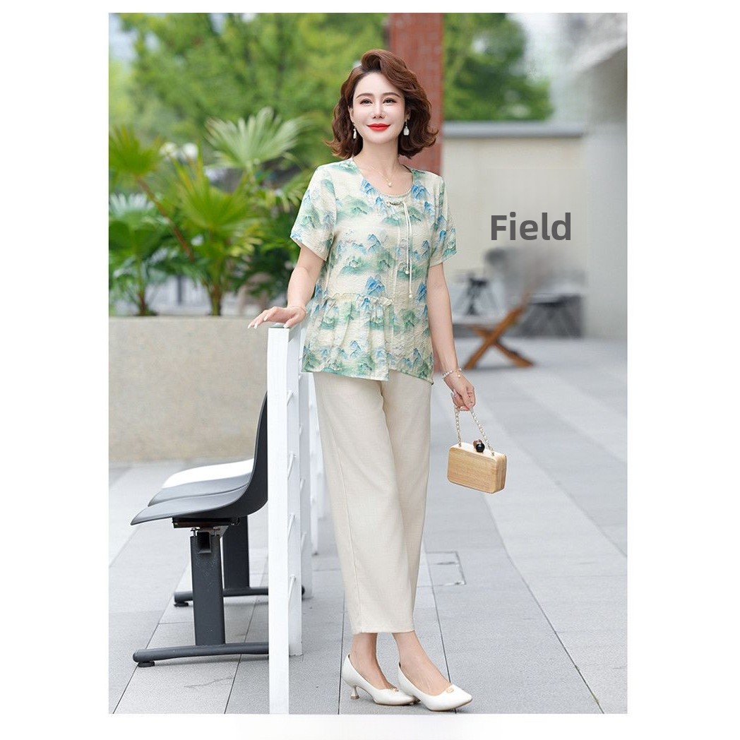 Blusa de Chifón de Manga Corta - Summer Clothing Over 60 reseña y precio