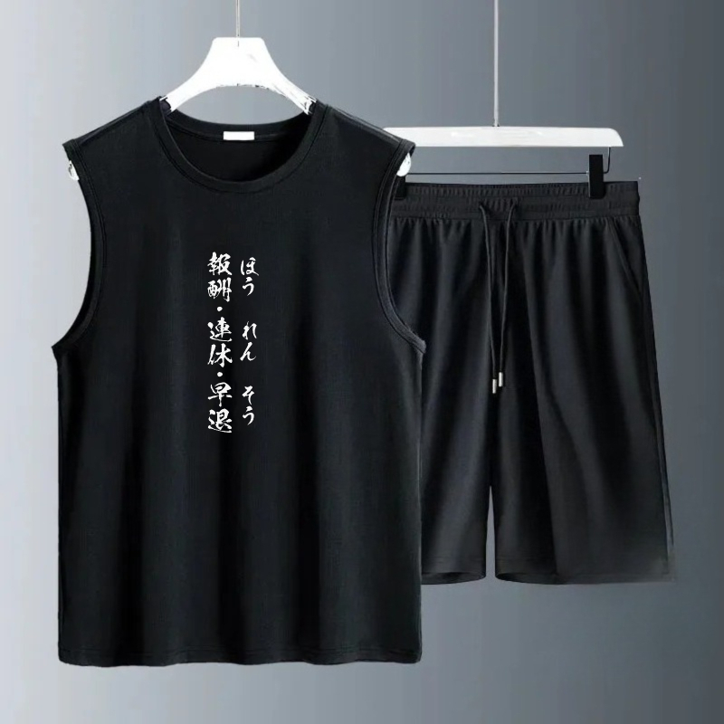 Conjuntos de Camisetas sin Man - Summer Clothing Us reseña y precio