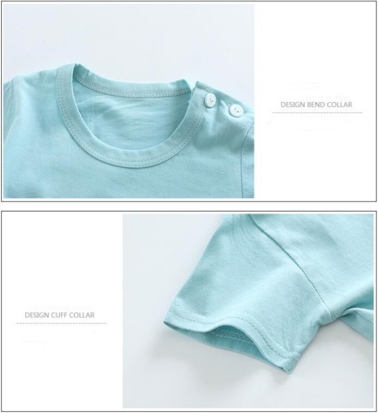 Camisetas de algodón + Pantalo - Summer Clothing For Baby Boy reseña y precio