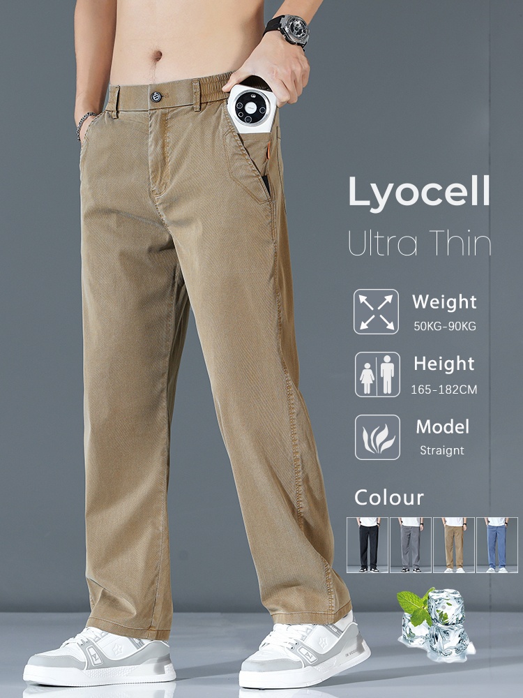 Pantalones informales holgados - Summer Clothing Brands Men reseña y precio