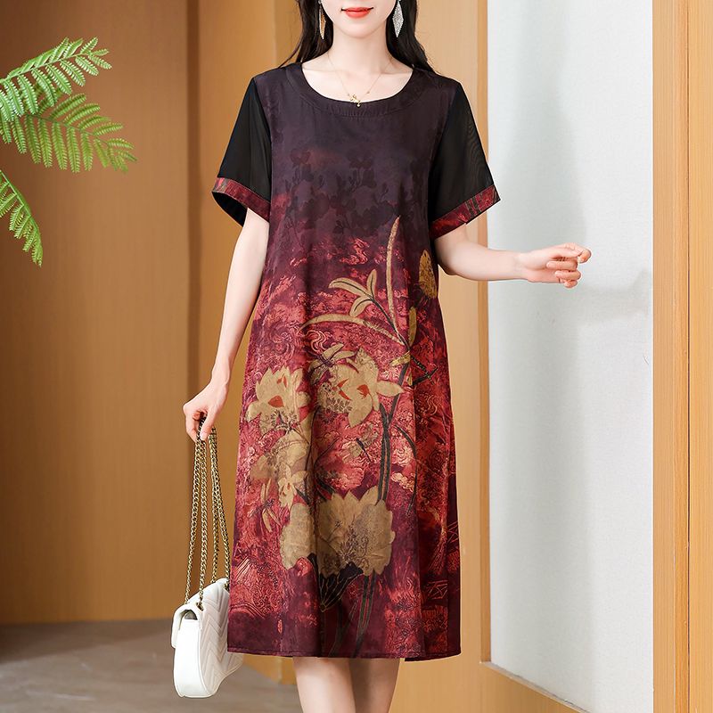 Elegante Vestido Estampado de  - Summer Clothing Over 60 reseña y precio