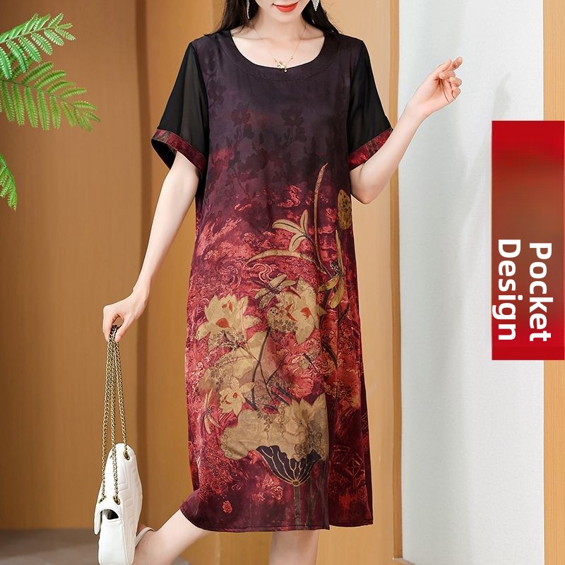 Elegante Vestido Estampado de  - Summer Clothing Over 60 reseña y precio