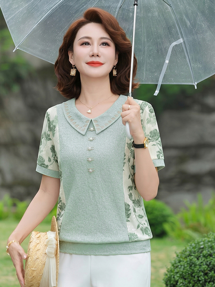 Camiseta adelgazante de manga  - Summer Clothing Over 60 reseña y precio
