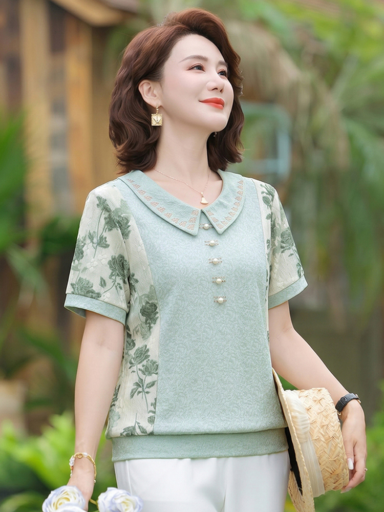 Camiseta adelgazante de manga  - Summer Clothing Over 60 reseña y precio