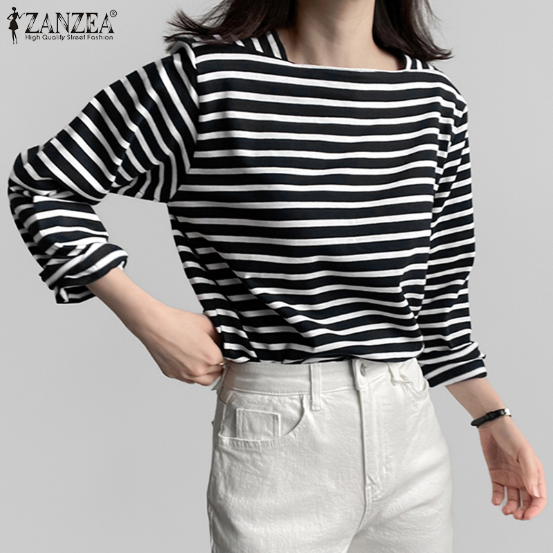 ZANZEA Blusas informales a ray - Summer De Clothing reseña y precio