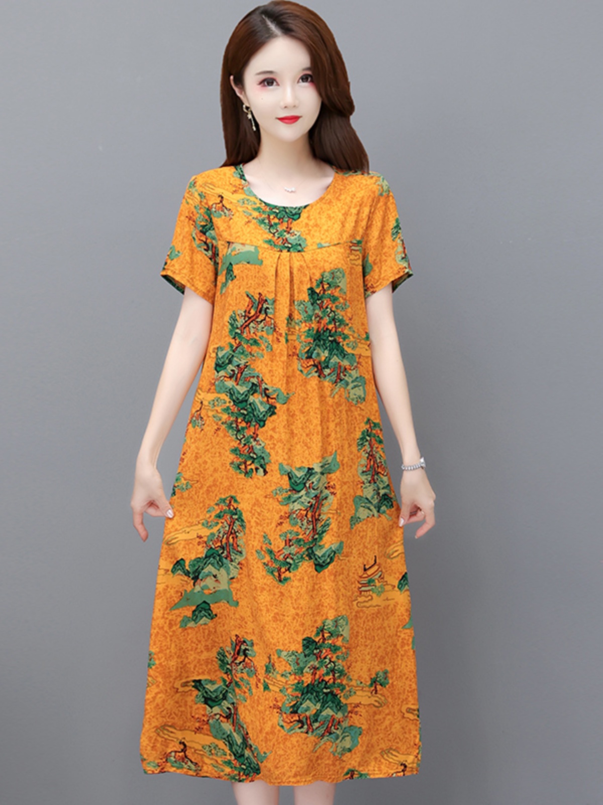 Vestido Largo de Verano Talla  - Summer Clothing Over 60 reseña y precio