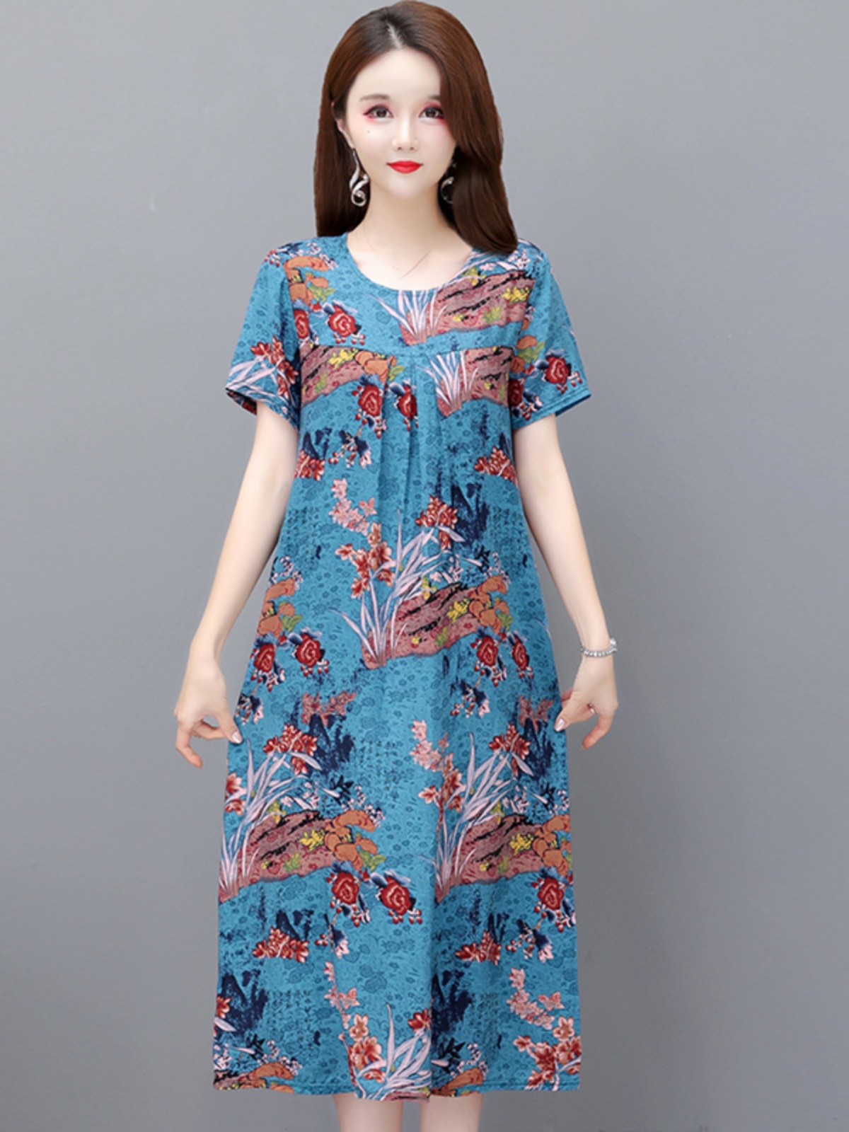 Vestido Largo de Verano Talla  - Summer Clothing Over 60 reseña y precio