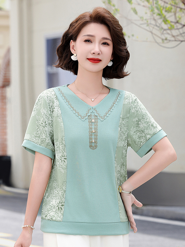 Camiseta de punto de verano a  - Summer Clothing Over 60 reseña y precio