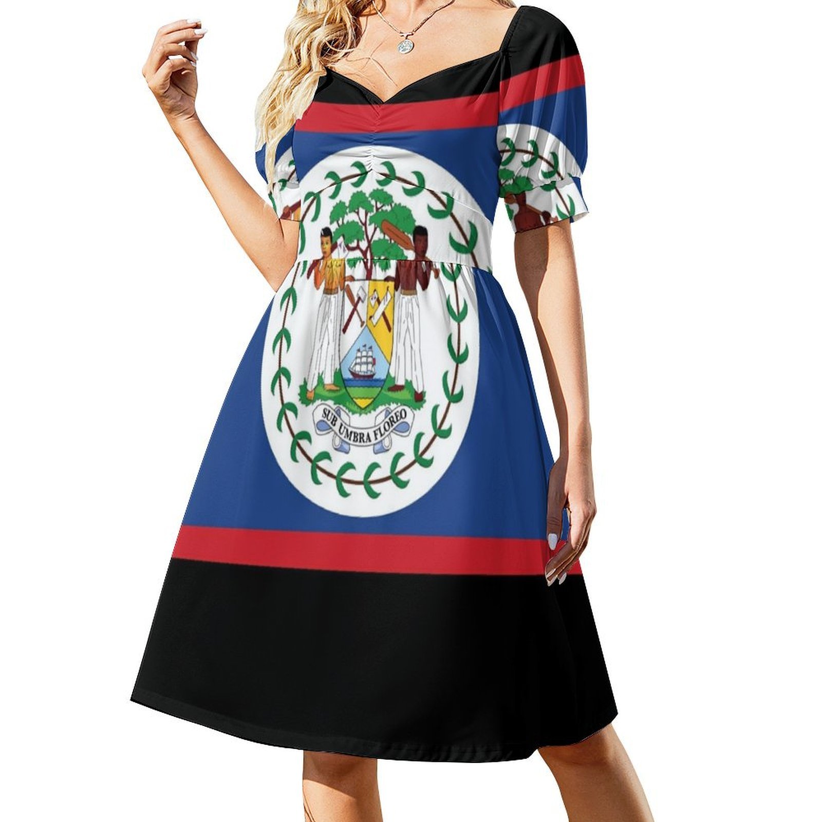 Bandera nacional de Belize, ro - Summer Clothing Banner reseña y precio