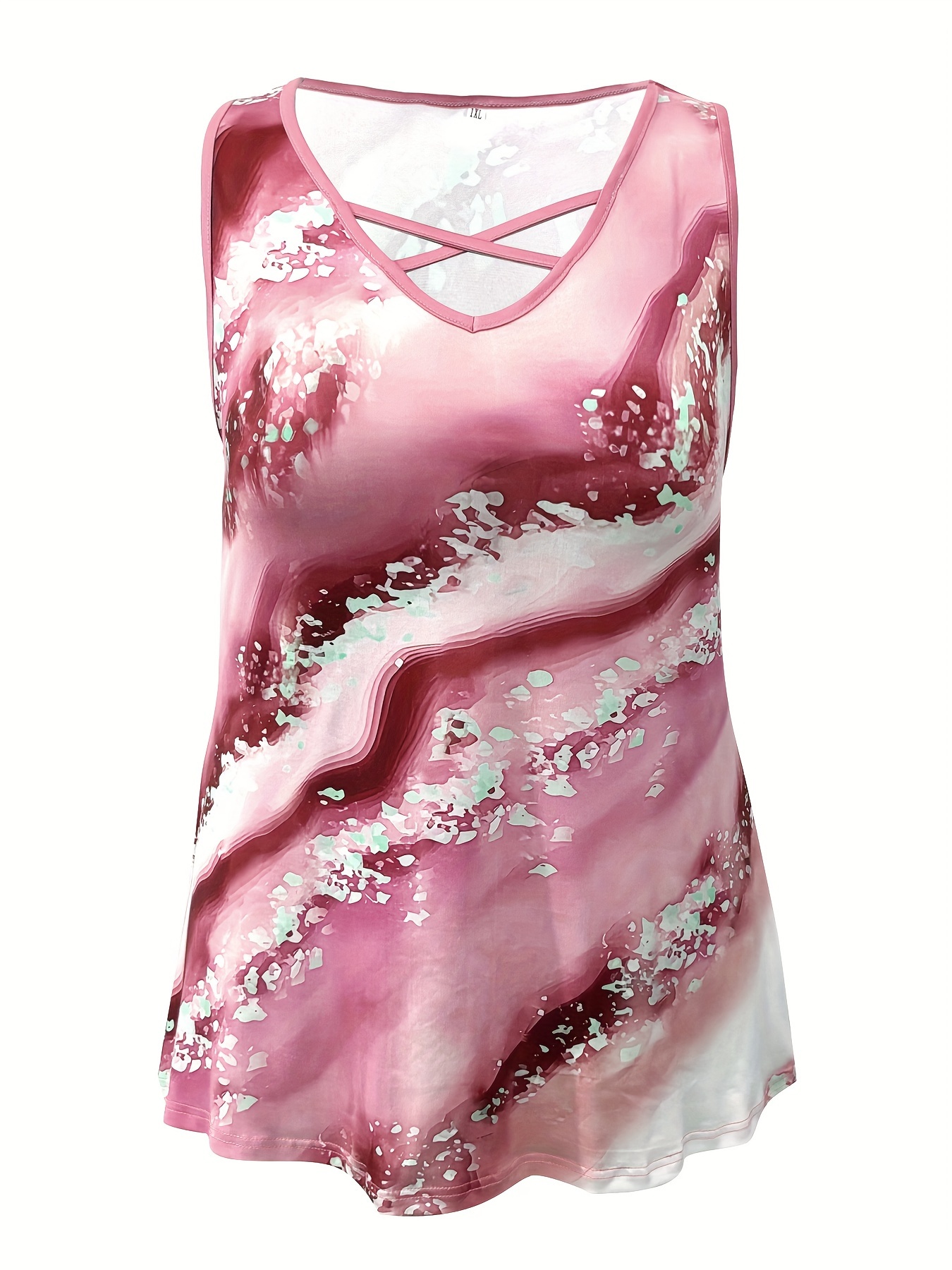 Camiseta sin mangas con estamp - Summer Clothing Clearance reseña y precio